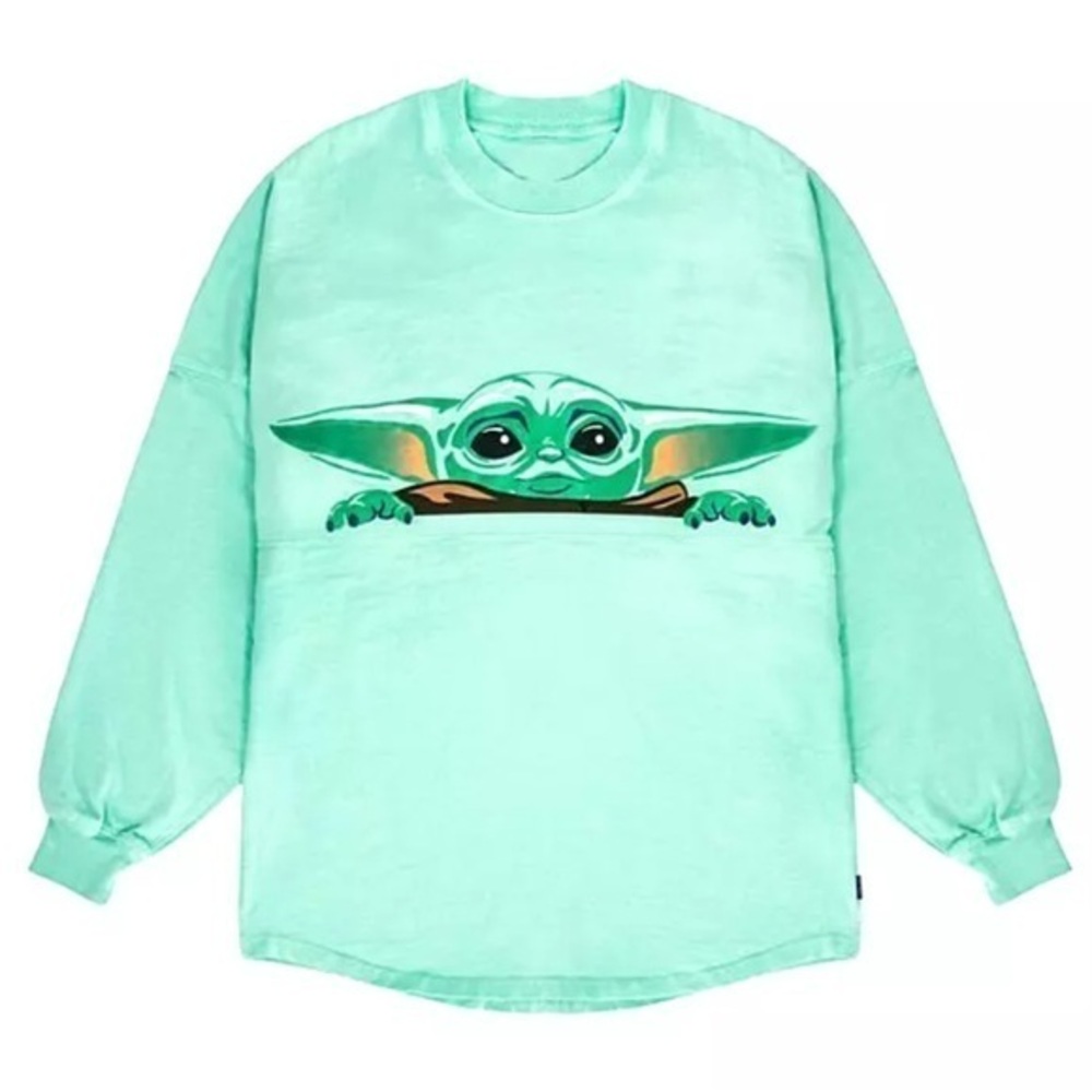 Disney Parks Exclusive Yoda Spirit Jersey The Mandalorian sweatshirt NWT